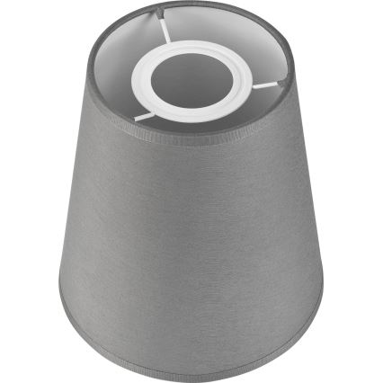 Abajur de substituição para candeeiro de teto e aplique ELLIE E27 diâmetro 15 cm cinza