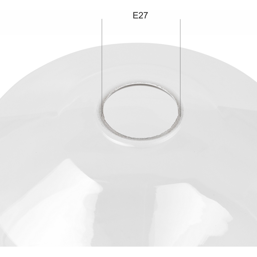 Abajur de reposição para lustre HONI E27 diâmetro 25 cm transparente