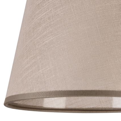 Abajur de substituição para lustre LORENZO E27 diâmetro 16 cm bege