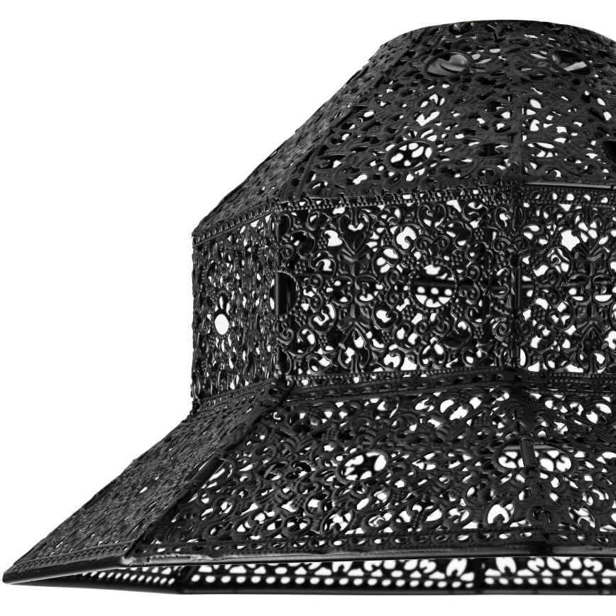 Abajur de substituição para lustre SAMIRA E27 diâmetro 33 cm preto