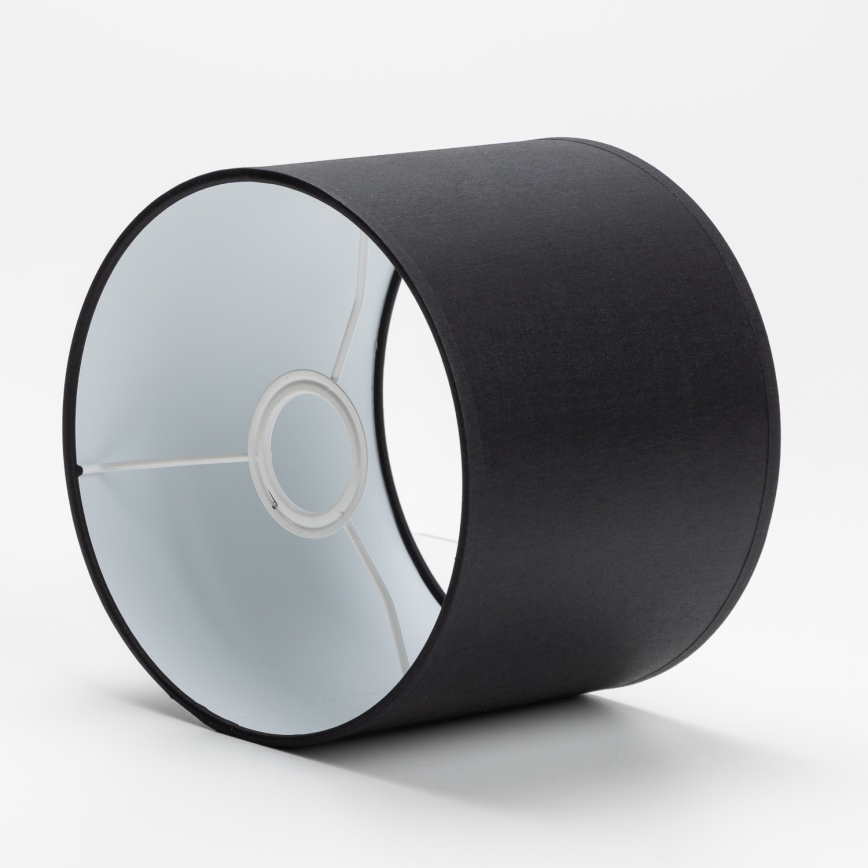 Abajur de substituição para candeeiro de mesa e candeeiro de parede DEVA E27 16x20 cm preto