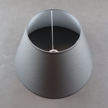 Abajur de substituição para candeeiro de mesa E27 40x40 cm cinzento