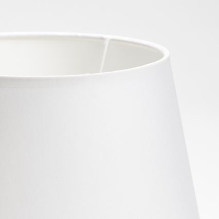 Abajur de substituição para candeeiro de mesa LORENZO E27 20x26 cm branco