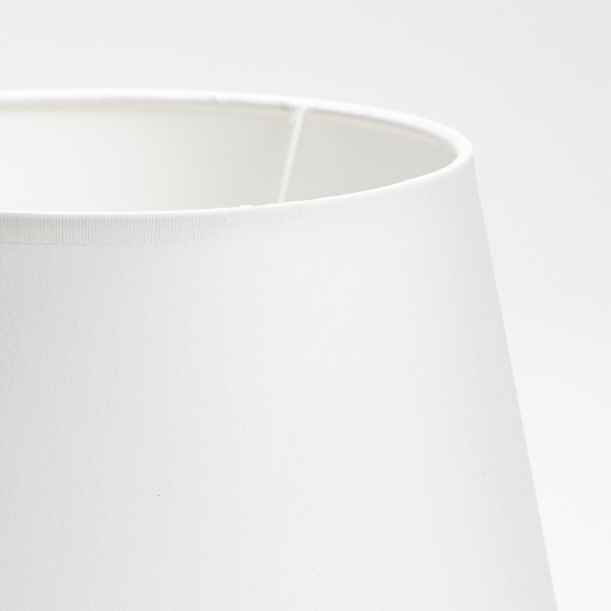 Abajur de substituição para candeeiro de mesa LORENZO E27 20x26 cm branco