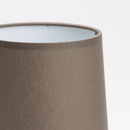 Abajur de substituição para candeeiro de mesa STOZEK E27 16x16 cm castanho