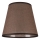 Abajur de substituição para candeeiro de parede LORENZO E27 diâmetro 16 cm castanho