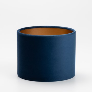 Abajur de substituição para lustre e candeeiro de pé TERCINO E27 16x20 cm azul