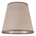 Abajur de substituição para lustre LORENZO E27 diâmetro 16 cm bege