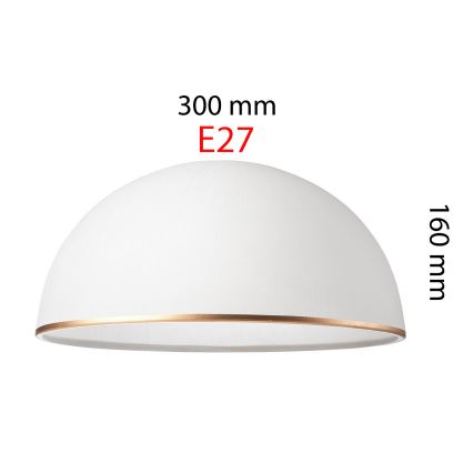 Abajur de substituição - Retro II 00503 E27 300x160 mm