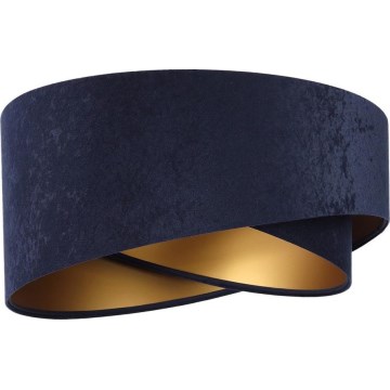 Abajur universal GALAXY E27 diâmetro 45 cm azul/dourado