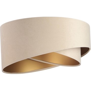 Abajur universal GALAXY E27 diâmetro 45 cm bege/dourado