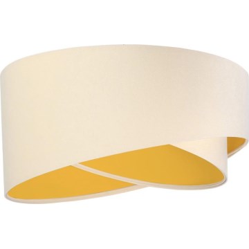 Abajur universal GALAXY E27 diâmetro 45 cm creme/dourado