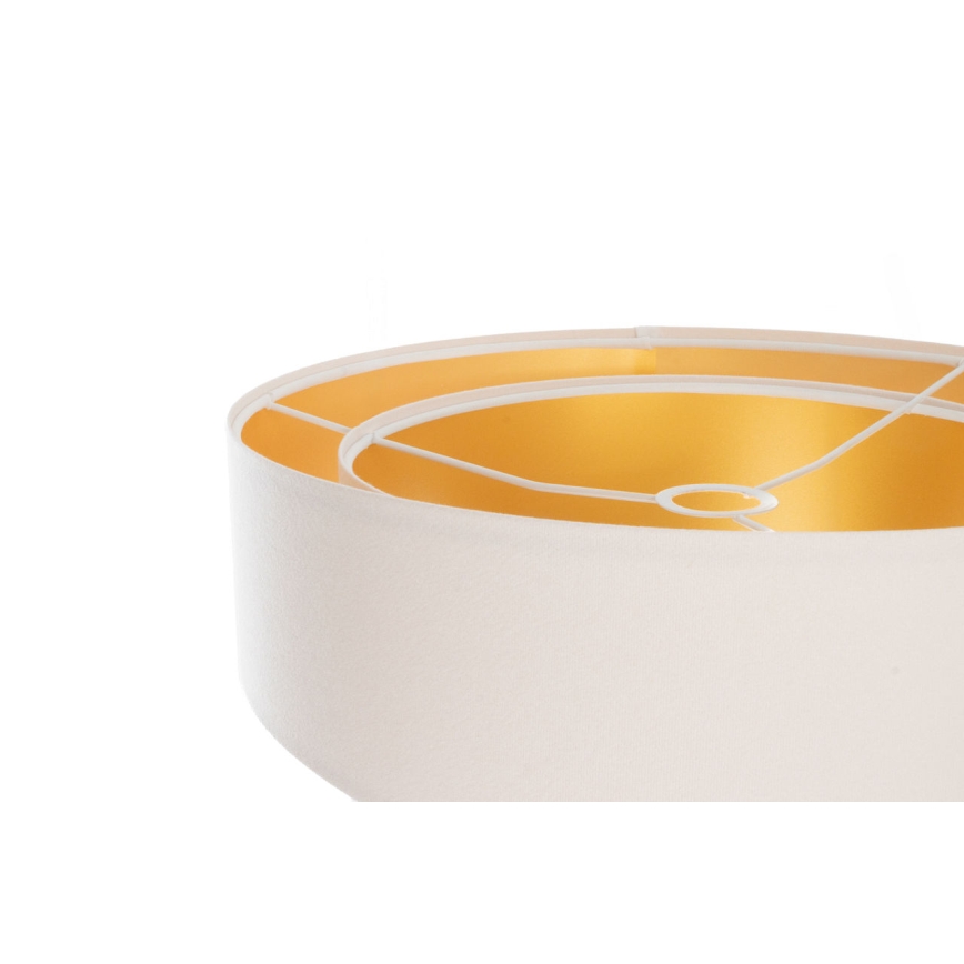 Abajur universal GALAXY E27 diâmetro 45 cm branco/dourado