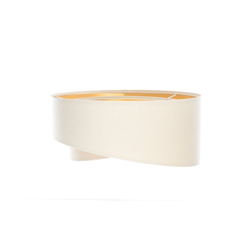 Abajur universal GALAXY E27 diâmetro 45 cm creme/dourado