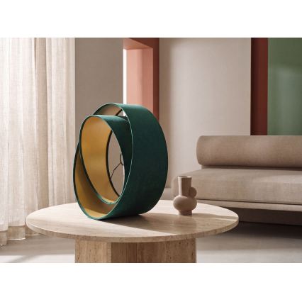 Abajur universal GALAXY E27 diâmetro 45 cm verde/dourado