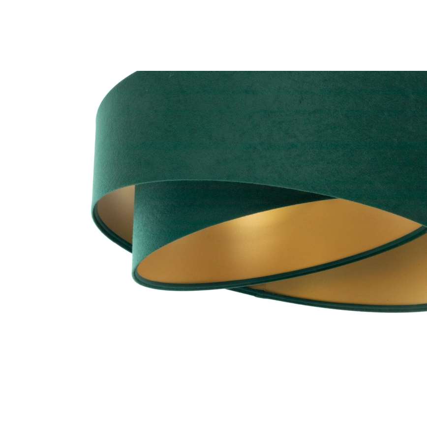 Abajur universal GALAXY E27 diâmetro 45 cm verde/dourado