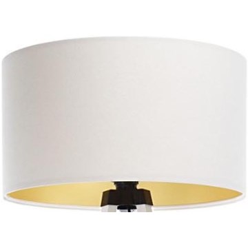 Abajur universal STANDART E27 diâmetro 45 cm branco/dourado