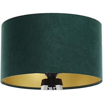 Abajur universal STANDART E27 diâmetro 45 cm verde/dourado