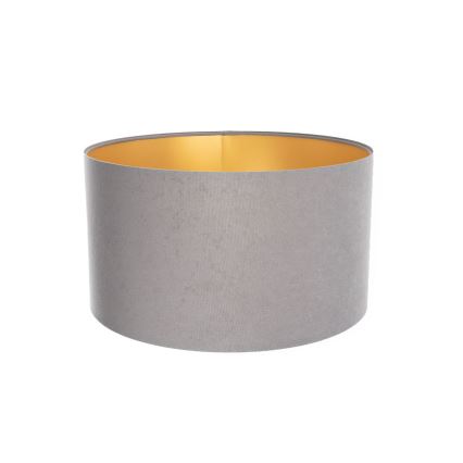 Abajur universal STANDART E27 diâmetro 45 cm cinza/dourado