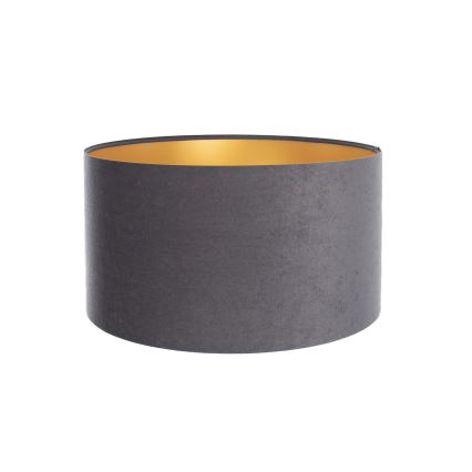 Abajur universal STANDART E27 diâmetro 45 cm cinza/dourado