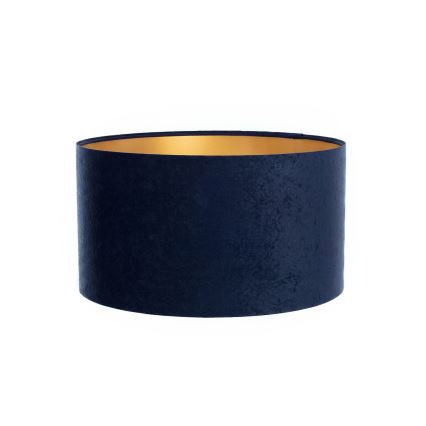 Abajur universal STANDART E27 diâmetro 45 cm azul/dourado