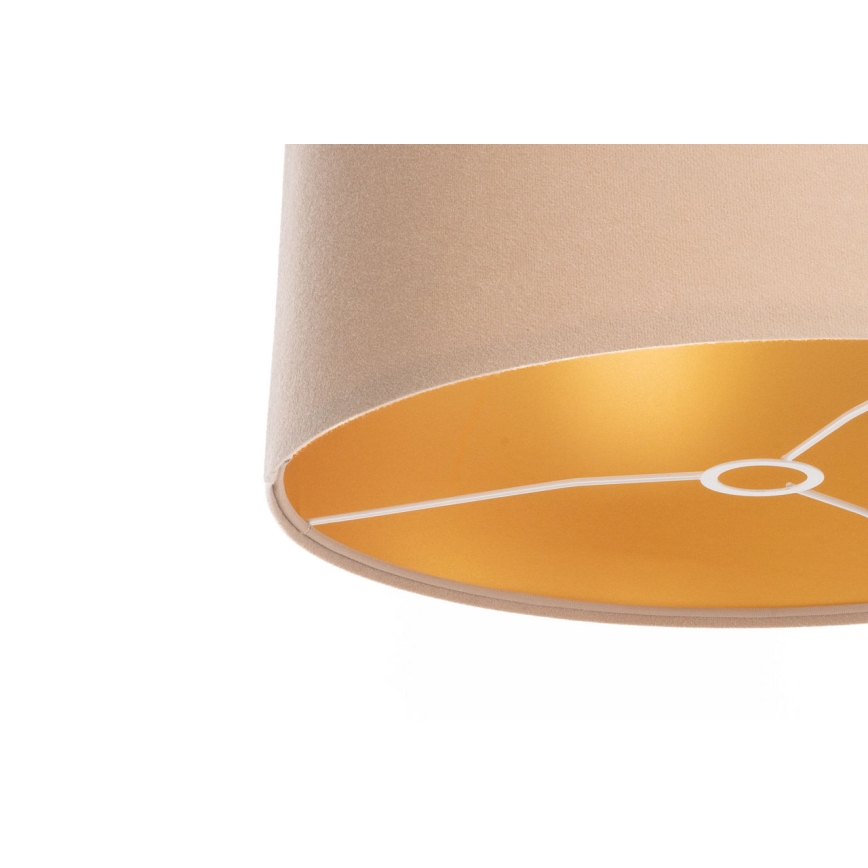 Abajur universal STANDART E27 diâmetro 45 cm bege/dourado