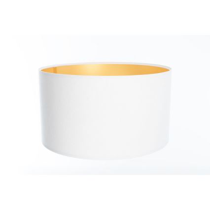 Abajur universal STANDART E27 diâmetro 45 cm branco/dourado