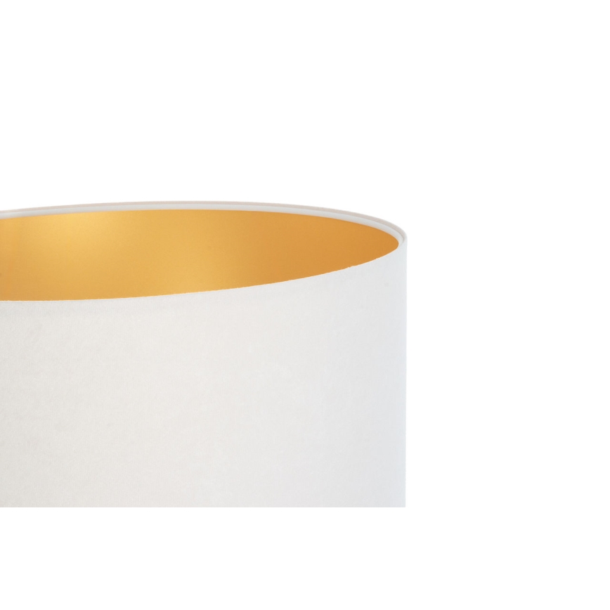 Abajur universal STANDART E27 diâmetro 45 cm branco/dourado