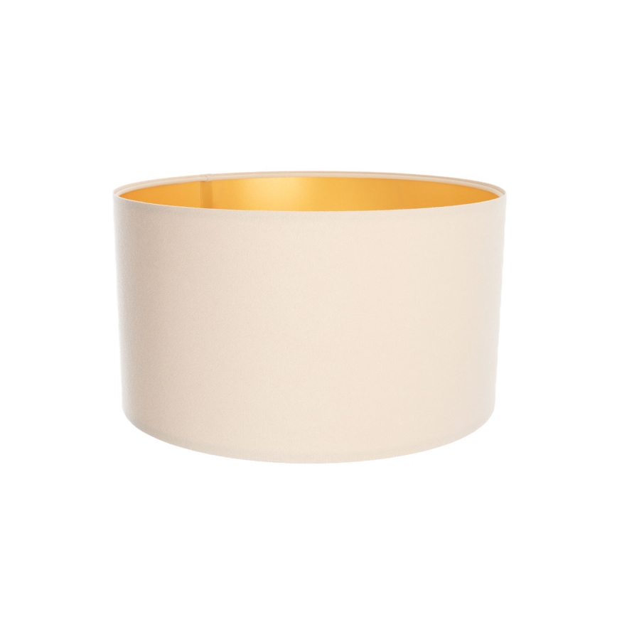Abajur universal STANDART E27 diâmetro 45 cm creme/dourado