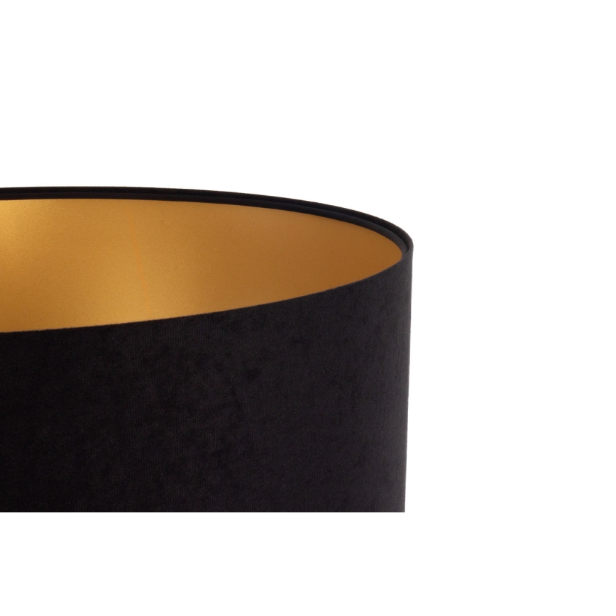 Abajur universal STANDART E27 diâmetro 45 cm preto/dourado