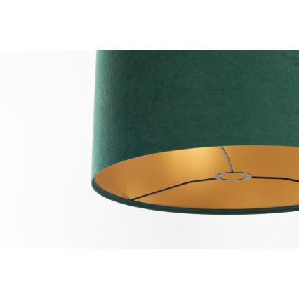 Abajur universal STANDART E27 diâmetro 45 cm verde/dourado