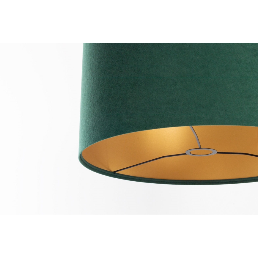 Abajur universal STANDART E27 diâmetro 45 cm verde/dourado