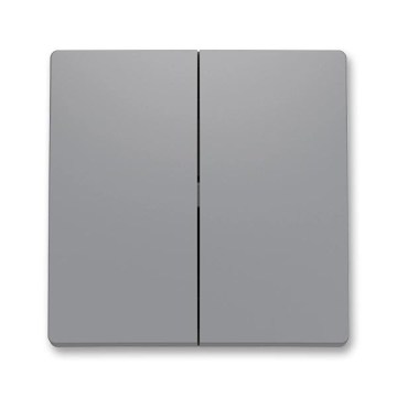 ABB 3559T-A00652 241 - Placa de interruptor dividida ZONI cinzenta