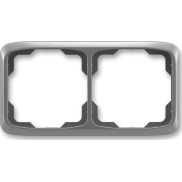 ABB 3901A-B20 S2 - Moldura dupla TANGO cinzento escuro