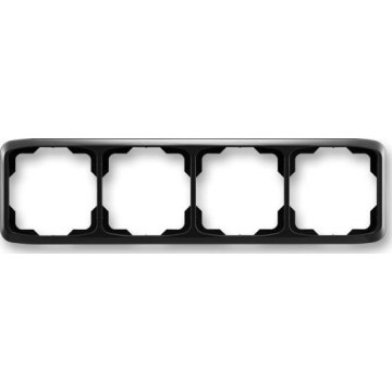 ABB 3901A-B40 N - Moldura quádrupla TANGO preta
