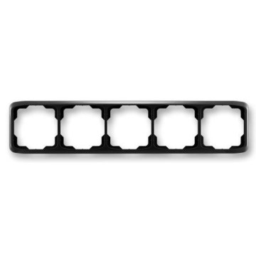 ABB 3901A-B50 N - Moldura para 5 módulos TANGO preta
