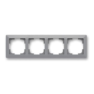 ABB 3901T-A00040 141 - Moldura quádrupla ZONI cinzenta