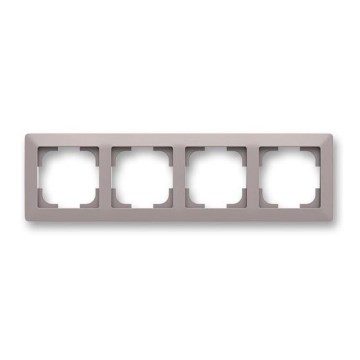 ABB 3901T-A00040 144 - Moldura quádrupla ZONI bege acinzentado