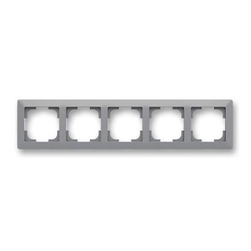 ABB 3901T-A00050 141 - Moldura para cinco módulos ZONI cinzenta