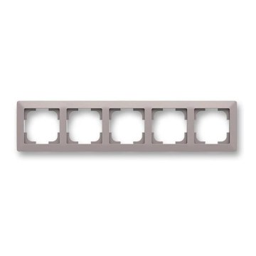 ABB 3901T-A00050 144 - Moldura para cinco módulos ZONI greige