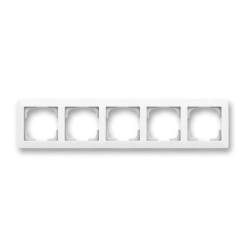 ABB 3901T-A00050 240 - Moldura para cinco módulos ZONI branco mate