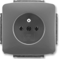 ABB 5518A-A2349 S2 - Tomada doméstica sem moldura TANGO 250V cinzenta escura