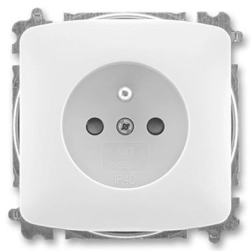 ABB 6619A-A06357 B - Tomada doméstica sem moldura TANGO 250V branca