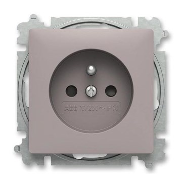 ABB 6619T-A06657 244 - Tomada doméstica sem moldura ZONI 250V bege acinzentado