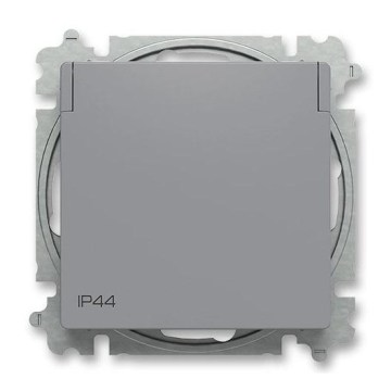 ABB 6619T-A06995 241 - Tomada doméstica sem moldura ZONI 250 V IP44 cinza