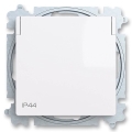 ABB 6619T-A06995 500 - Tomada doméstica sem moldura ZONI 250V IP44 branca