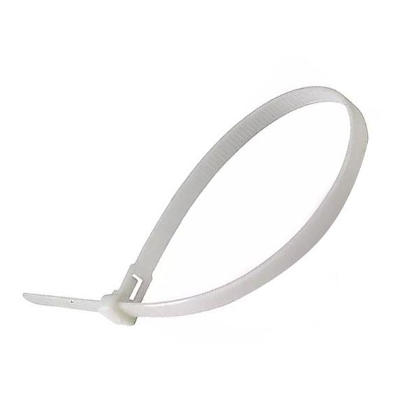 Abraçadeira de plástico 2,5x100mm 100pcs branca