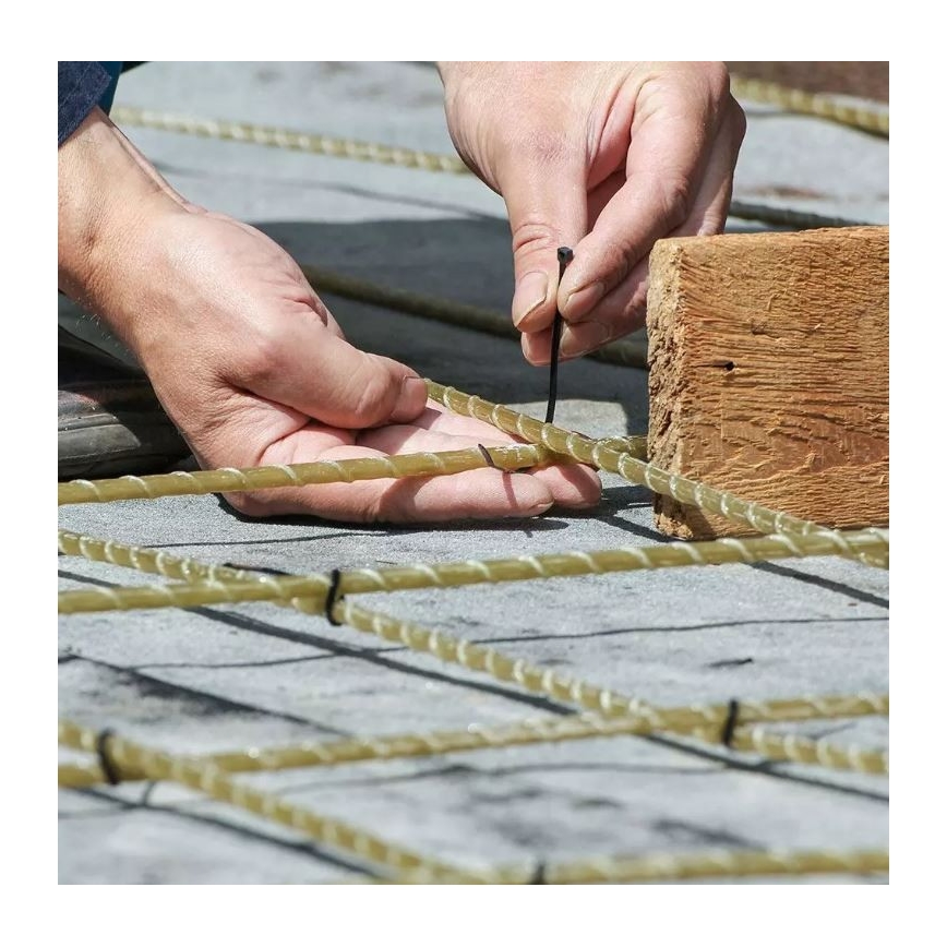 Abraçadeira de plástico 2,5x100mm 100pcs preta