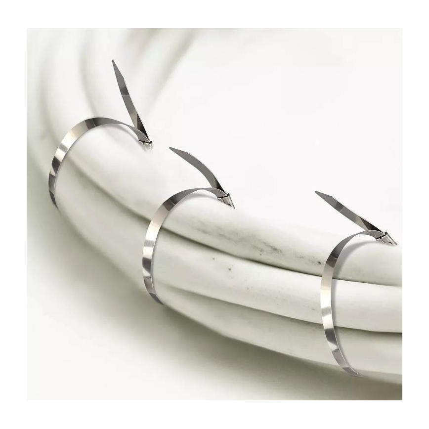 Abraçadeira de plástico 4,6x250mm 100pcs aço