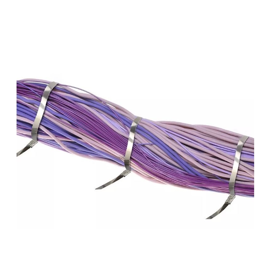 Abraçadeira de plástico 4,6x250mm 100pcs aço